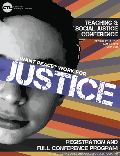 Center for Teaching and Learning Social Justice Conference Ad